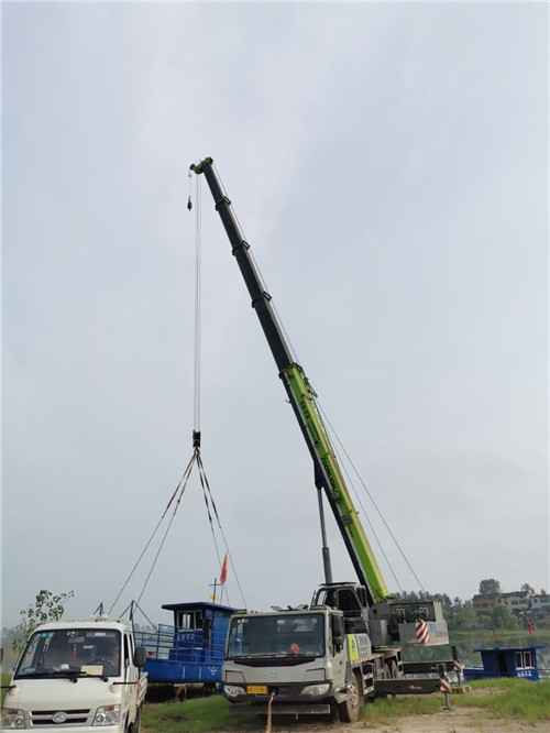 淳安县桥梁建设吊装案例